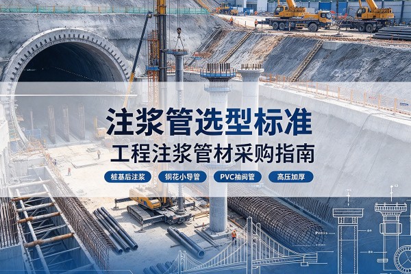 上党注浆管选型标准