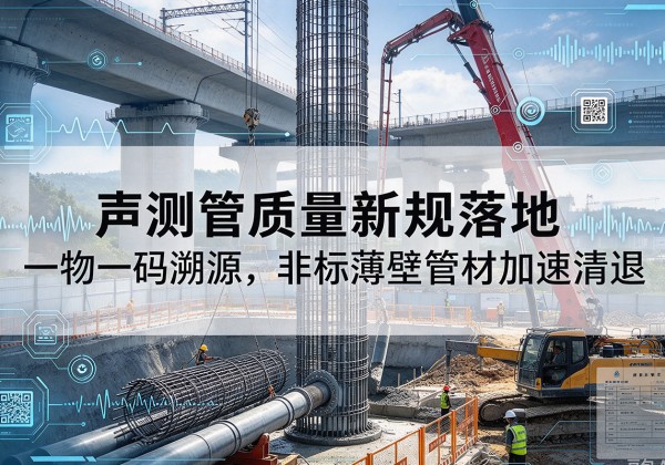 上党声测管质量新规落地，一物一码溯源，非标薄壁管材加速清退