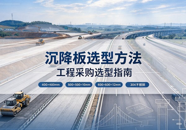 上党沉降板选择方法